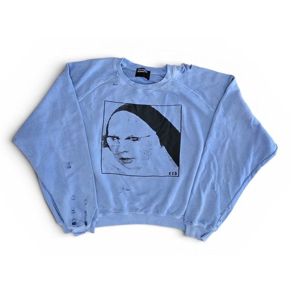 Enfants‎ Riches Deprimes Singing Nun Raglan Crewneck Sweatshirt Size Large